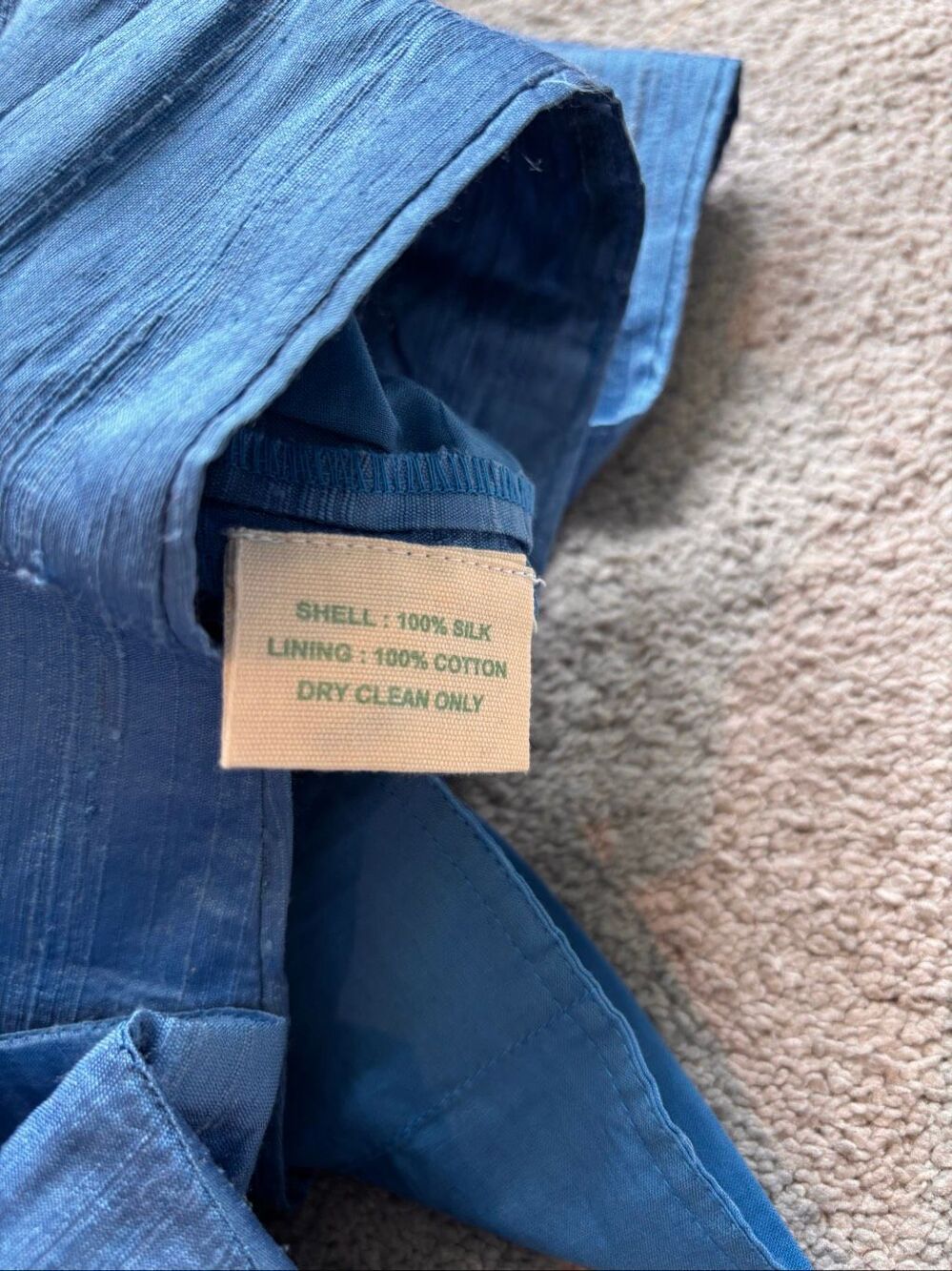 NWT Julia Amory Blue Silk Pleated High Rise Tapered Pants, $325 XS A15 - Picture 5 of 9